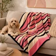 Autistic Art x Eszka STRIPES CORAL takaró