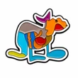 Kitűző - Kangaroo