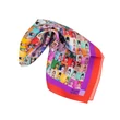 Autistic Art Face-Book silk scarf 70 x 70 cm