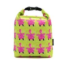 Lunch Bag Pink Men is Green