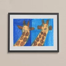 Giraffe Couple