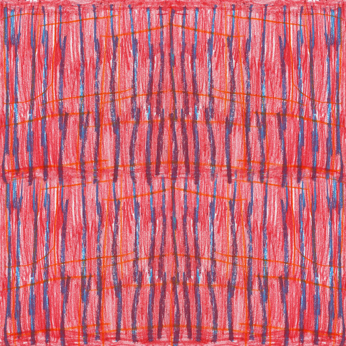 Autistic Art Stripes hernyóselyem díszzsebkendő 30x30 cm
